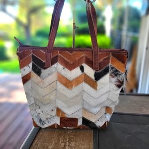 🔥😍 American Darling Genuine Leather/Cowhide Tote Bag
